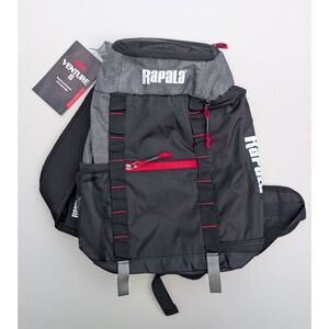 Rapala Venture 8 Sling Pack Fishing Bag Black Gray Red RV8SP NWT